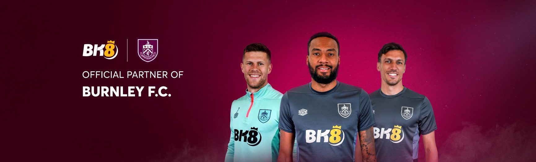 Sunwin là đối tác chính thức của Burnley FC